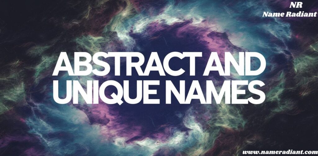 Abstract and Unique Names