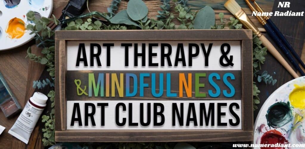 Art Therapy & Mindfulness Art Club Names