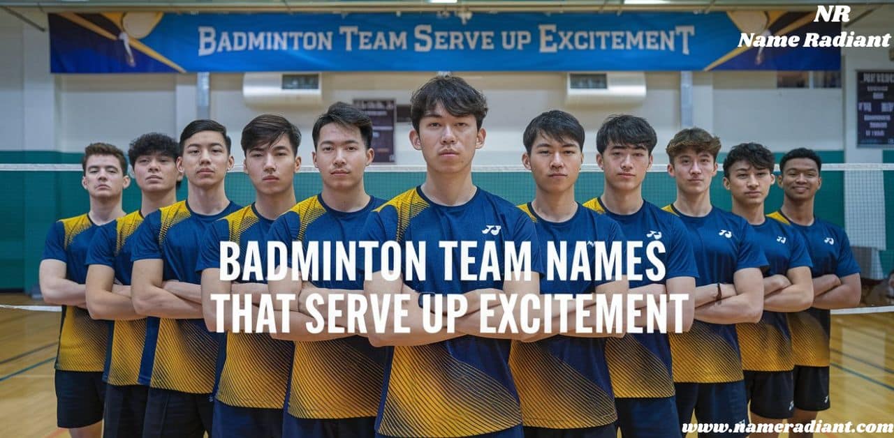 Badminton Team Names