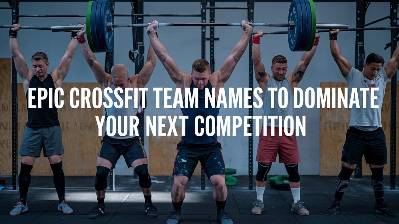 Epic CrossFit Team Names to Dominate Your Next Competition