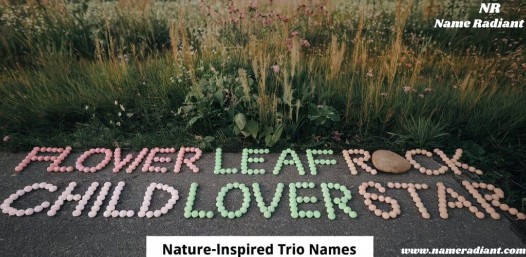 Nature-Inspired Trio Names