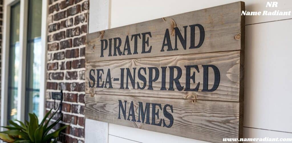 Pirate and Sea-Inspired Names