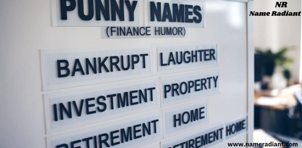 Punny Names (Finance Humor)