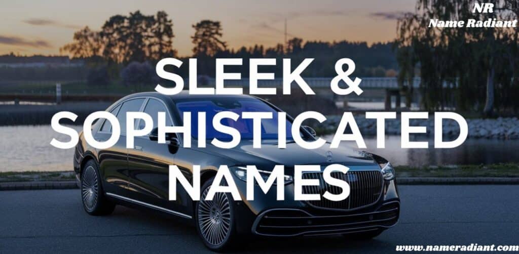 Sleek & Sophisticated Names