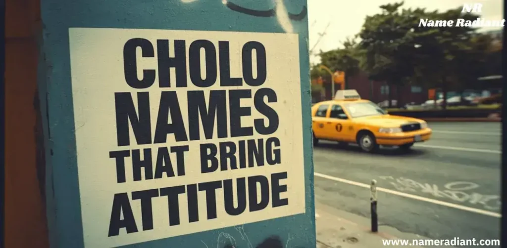 210 Cool and Classic Cholo Names That Bring Attitude