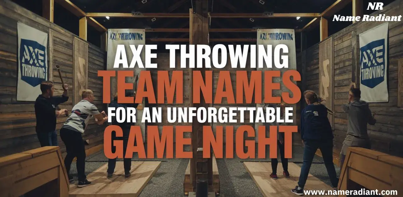 Axe Throwing Team Names for an Unforgettable Game Night