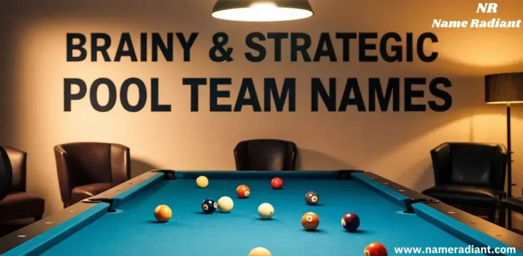 pool team names