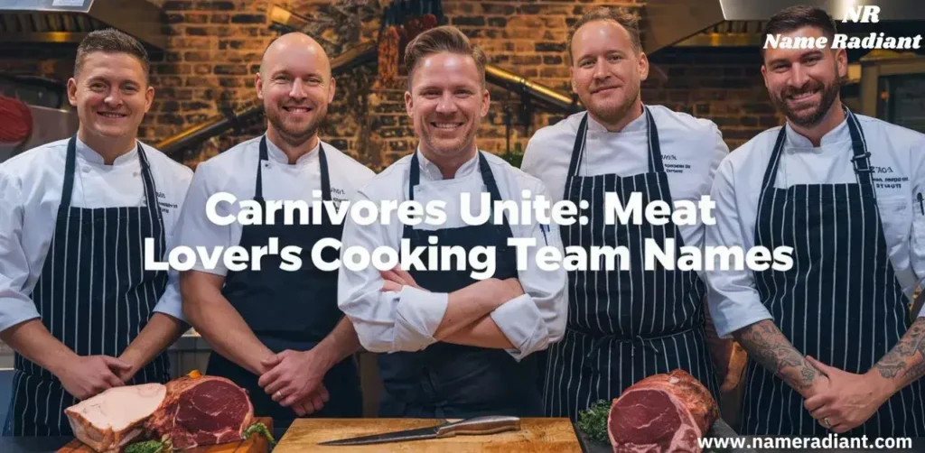 Carnivores Unite Meat Lover’s Cooking Team Names