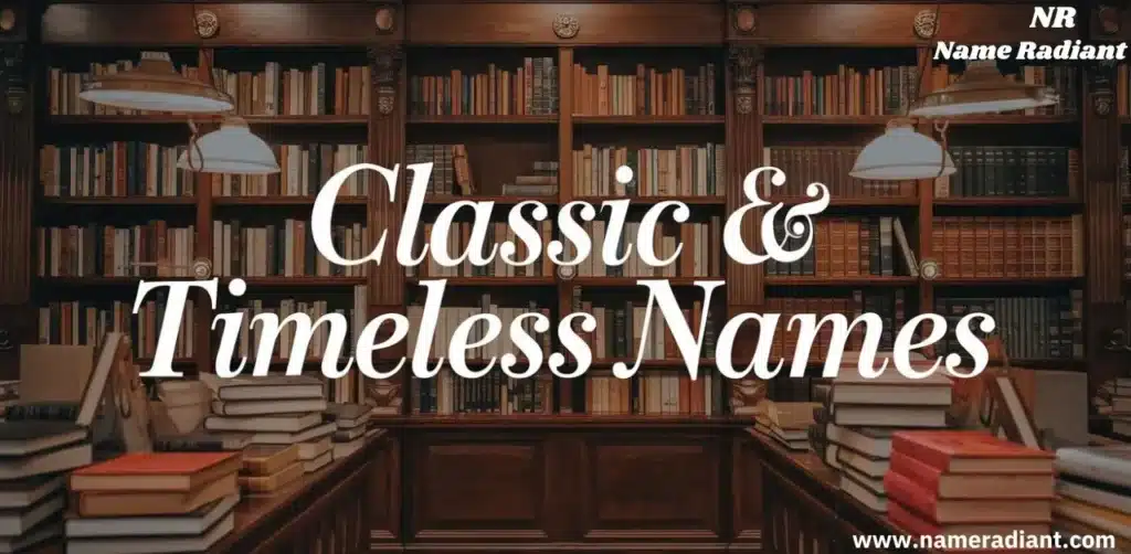 Classic & Timeless Names