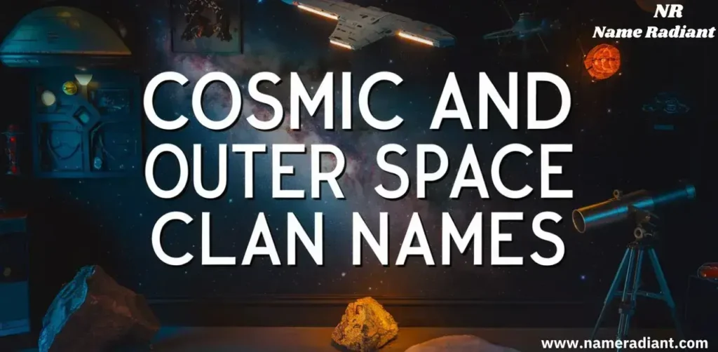 Cosmic and Outer Space Clan Names