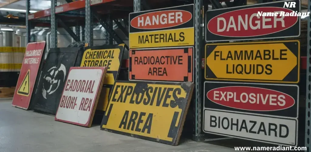 Danger Zone Names