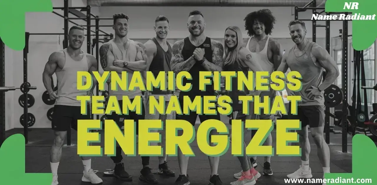 Dynamic Fitness Team Names That Energize