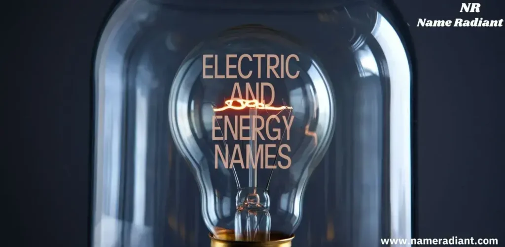 Electric and Energy Names