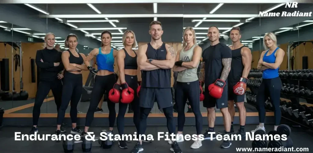 Endurance & Stamina Fitness Team Names