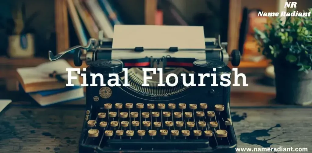 Final Flourish