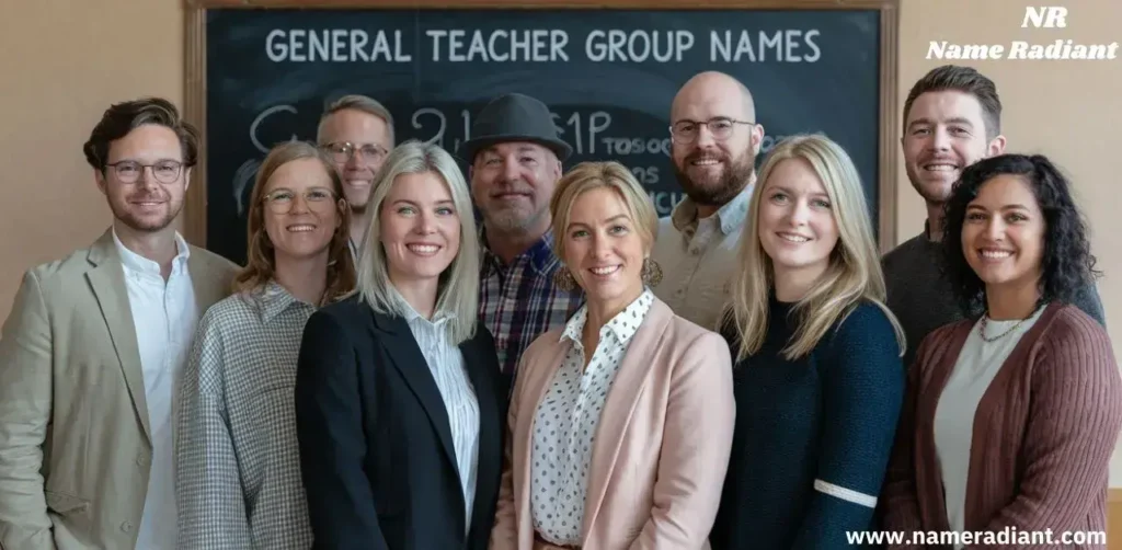 General teacher group names