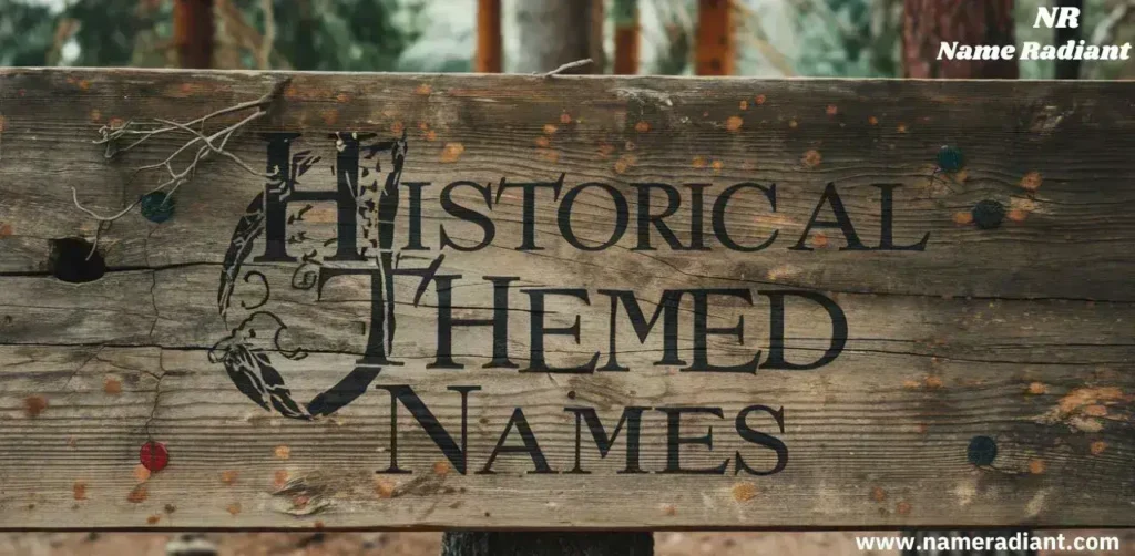 Historical Themed Names