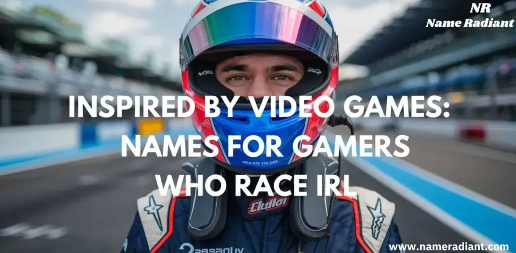  Inspired by Video Games Names for Gamers Who Race IRL