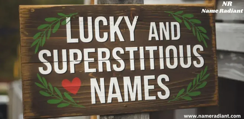 Lucky and Superstitious Names