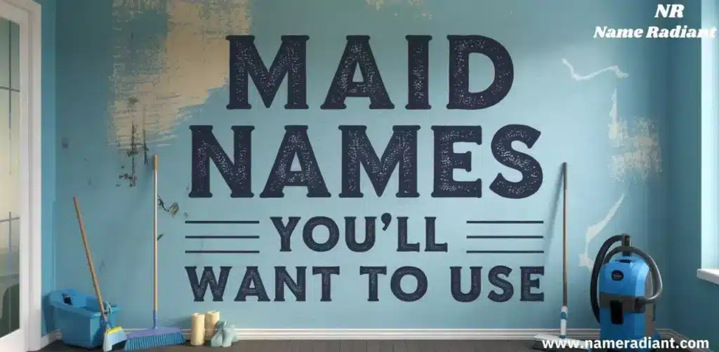 Maid Names You’ll Want to Use