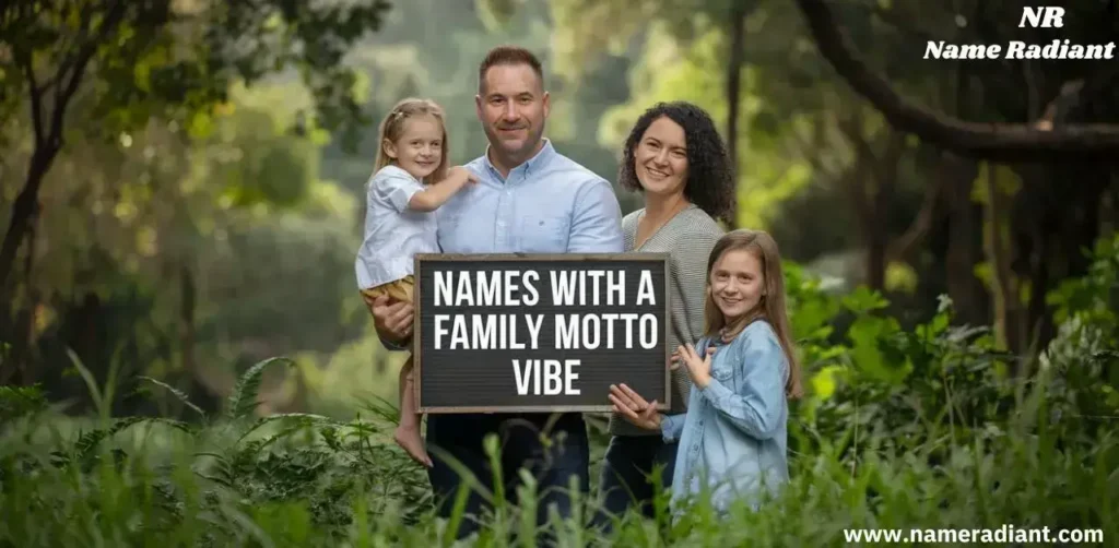 Names with a Family Motto Vibe