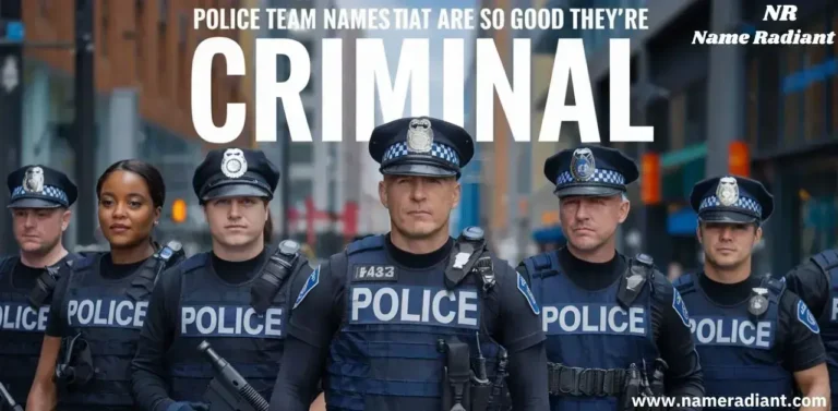 Police Team Names That Are So Good Theyโre Criminal