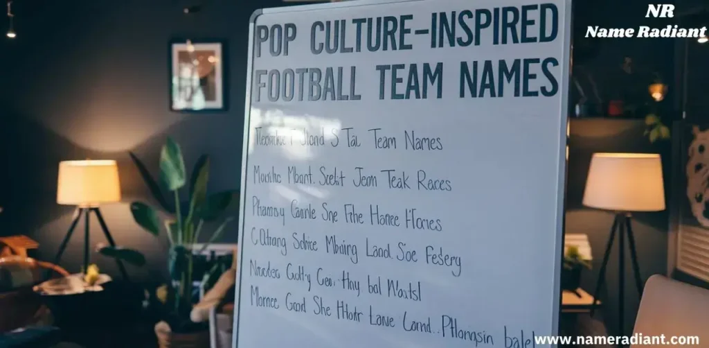 Pop Culture-Inspired fantasy football team names