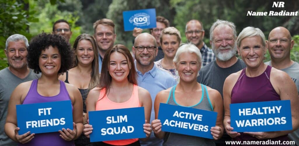 Positive and Uplifting weight loss team names