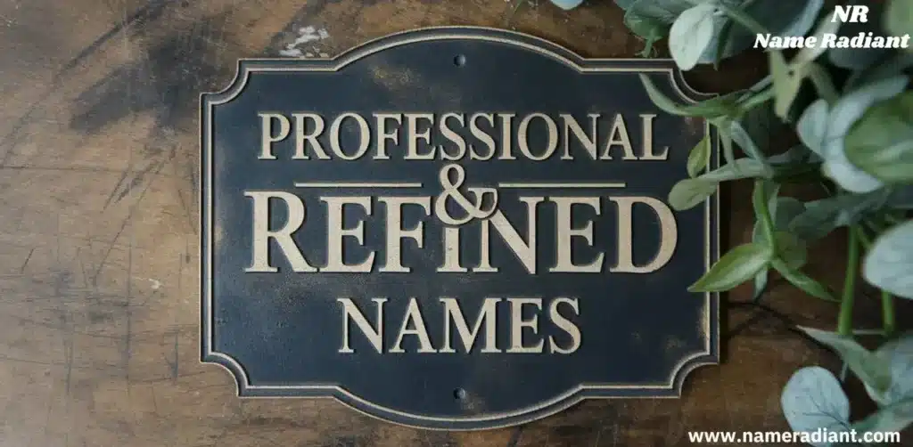 Professional & Refined Names