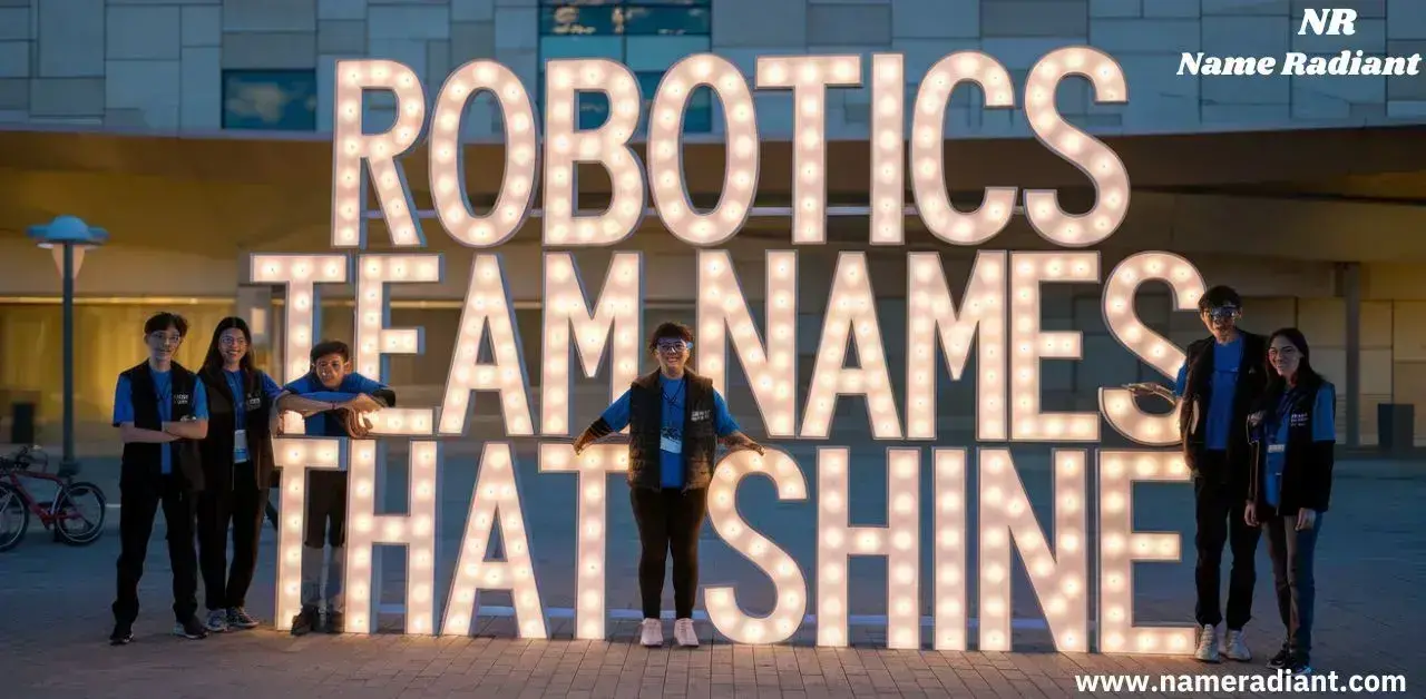 Robotics Team Names That Shine