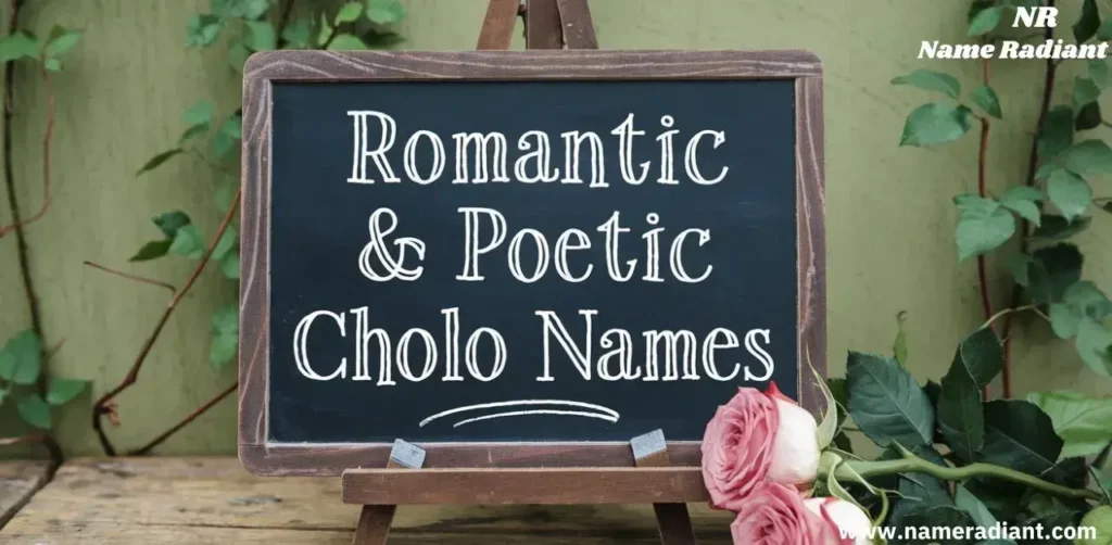  Romantic & Poetic cholo names