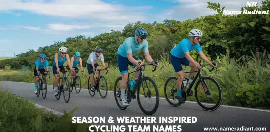 Season & Weather Inspired Cycling Team Names