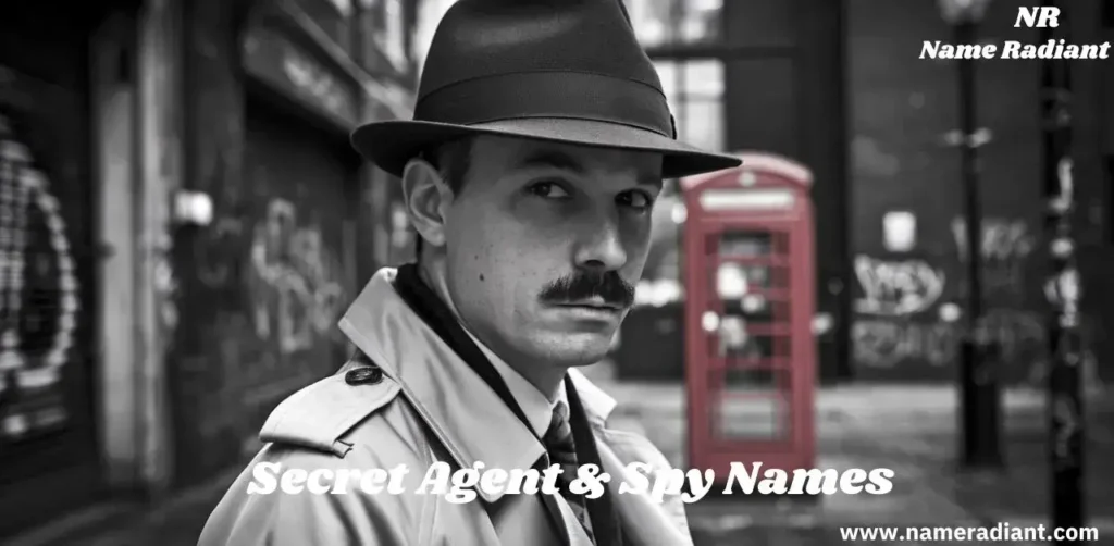 Secret Agent & Spy Names