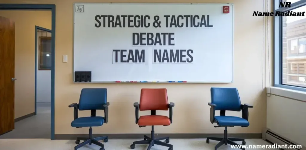 Strategic & Tactical debate team names