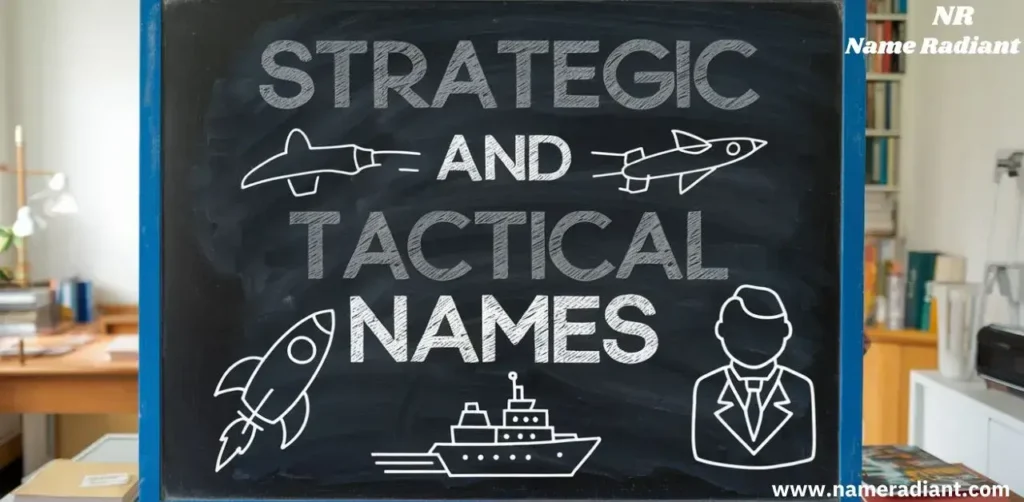 Strategic and Tactical Names