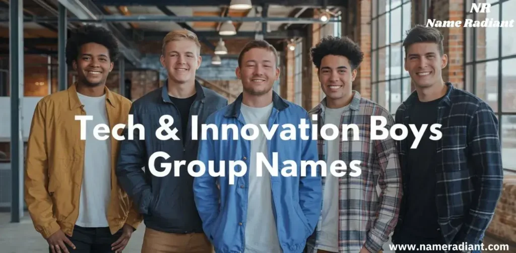 Tech & Innovation boys group names 