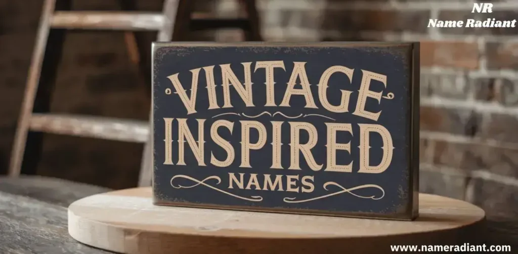 Vintage Inspired Names