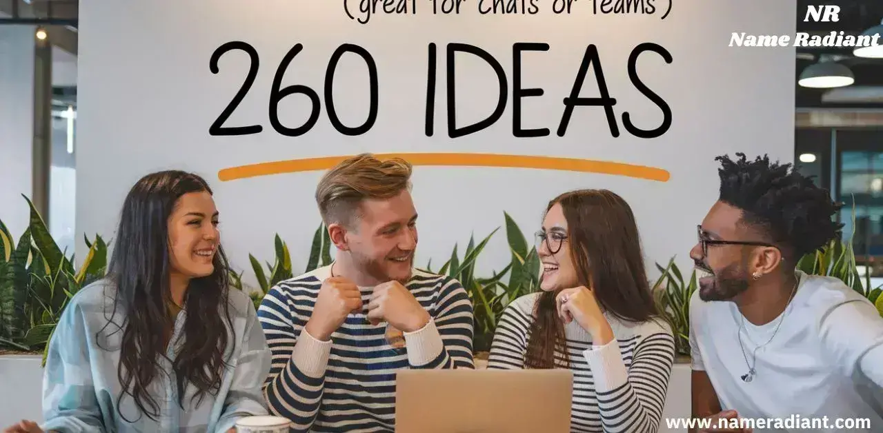 friends group name 260 Ideas (Great For Chats Or Teams)