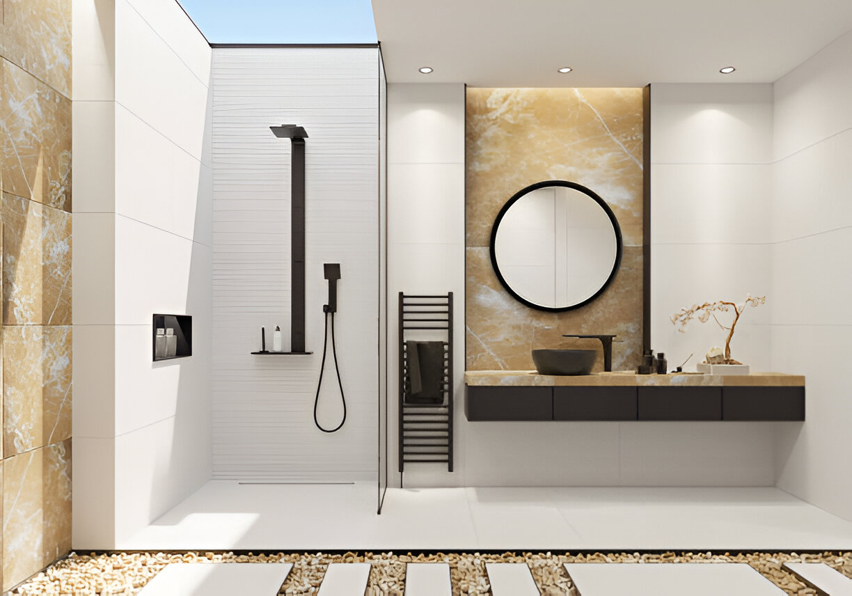 Stylish Walk-In Shower