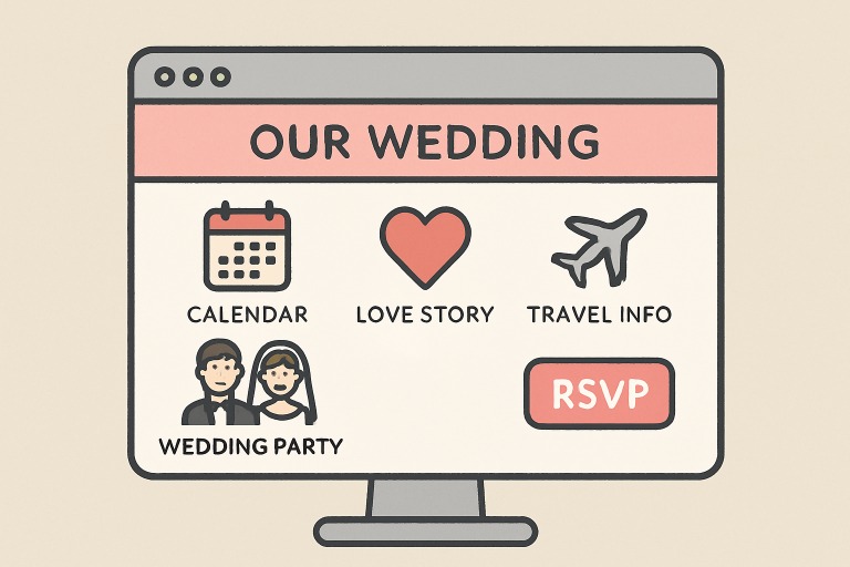 Organize Your Wedding Website